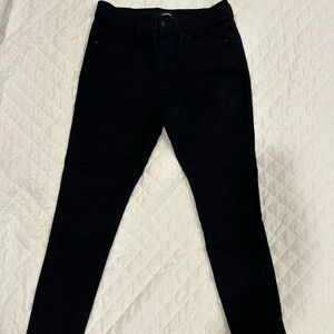 Express Women's Black Skinny Mid Rise Leggings 8S NWOT